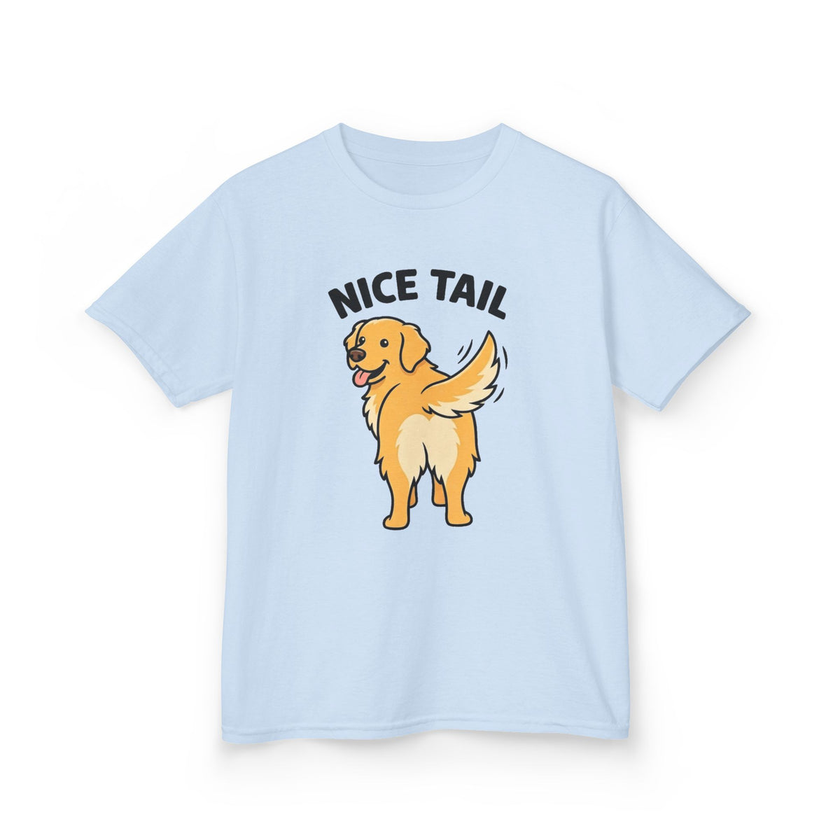 Color: Light Blue | Nice Tail Kids Tee
