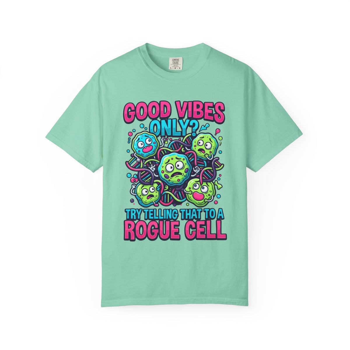 Color: Island Reef | Good Vibes Only Unisex Garment-Dyed Tee
