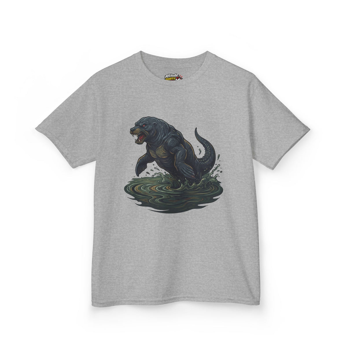 Color: Sport Grey | Bunyip (Australian Aboriginal Mythology) Kids Tee