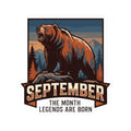 "September Legend" Sticker