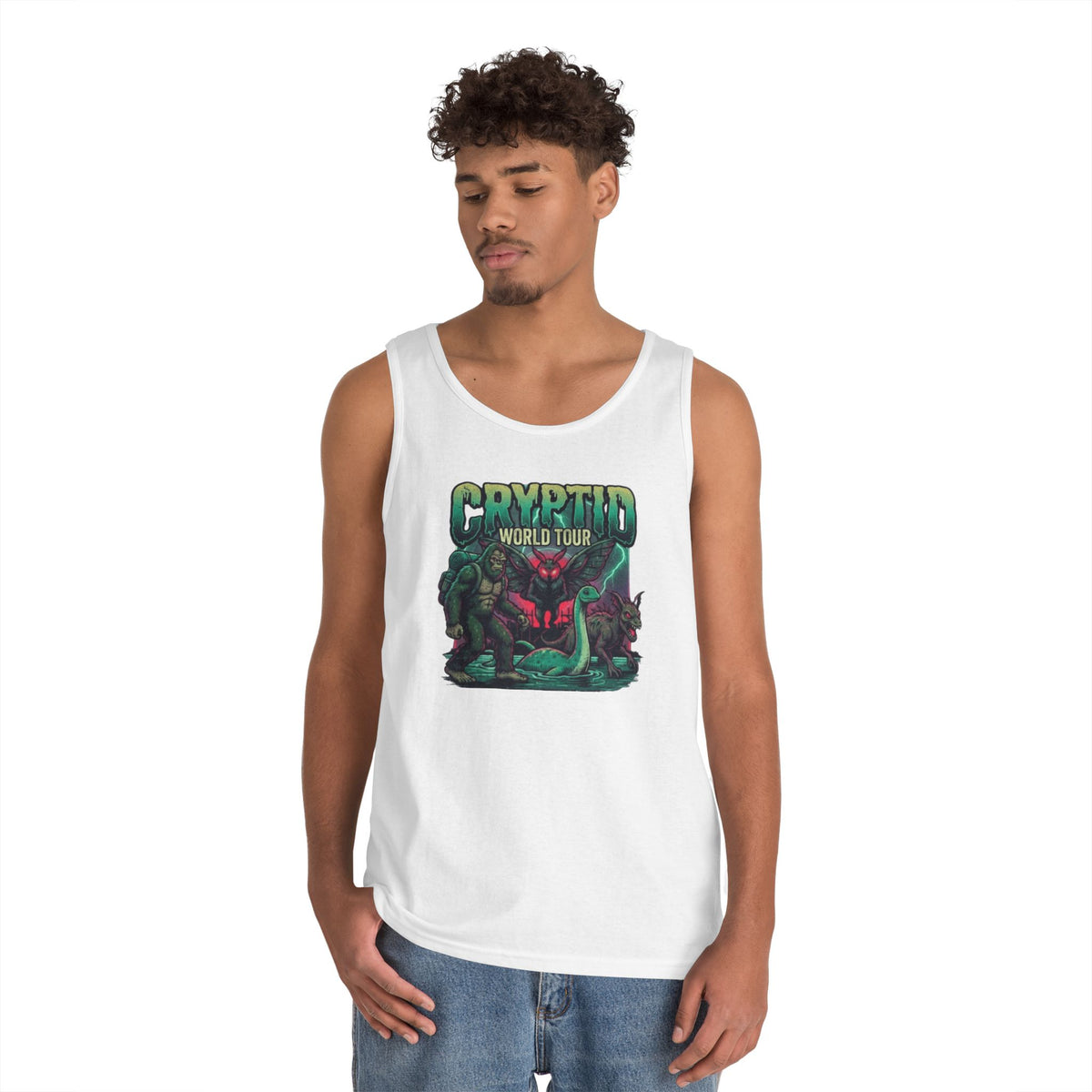 "Puzizia (Global-Cryptid Mashup) Cryptid World Tour" Tank Top