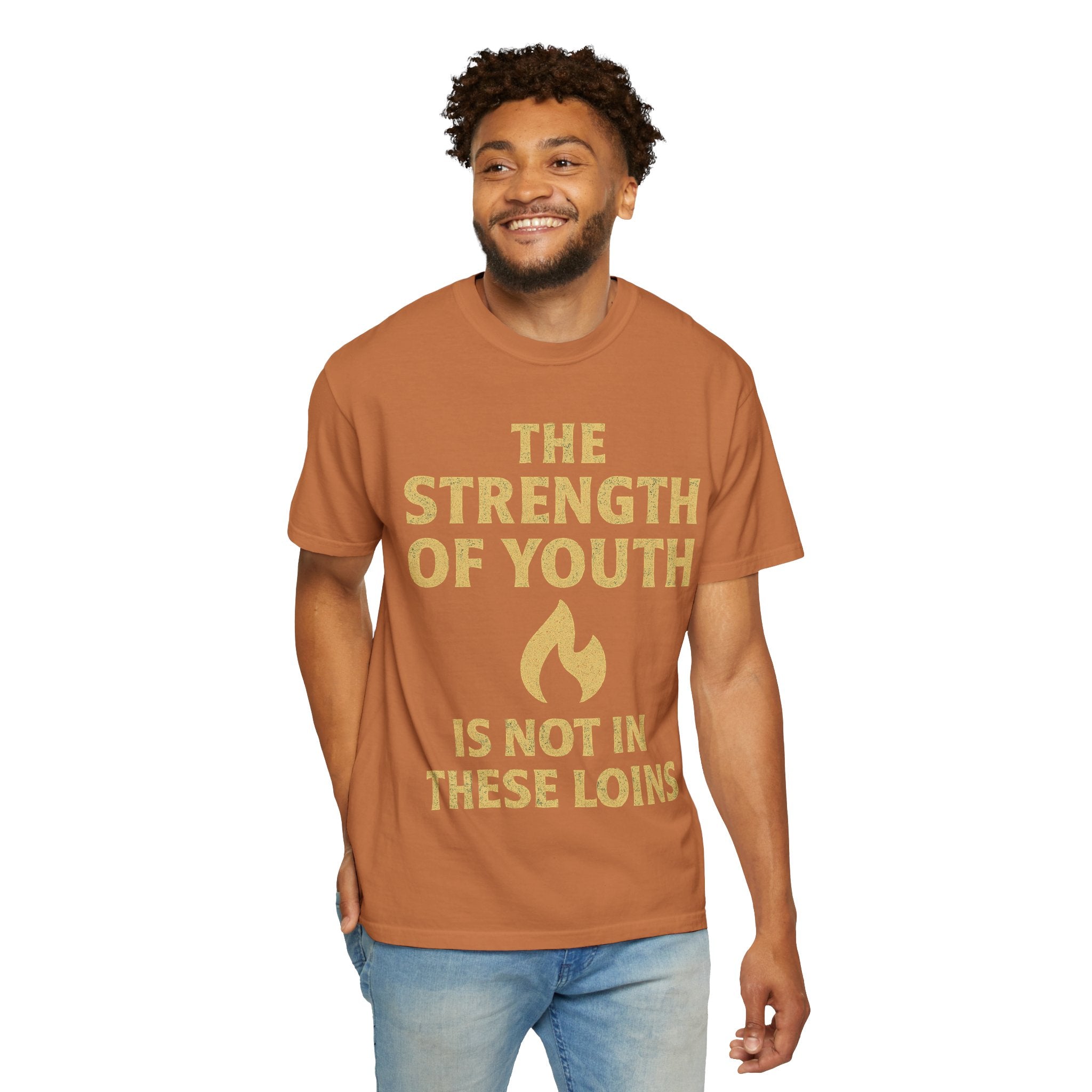 "Strength of Youth" Unisex Garment-Dyed T-shirt