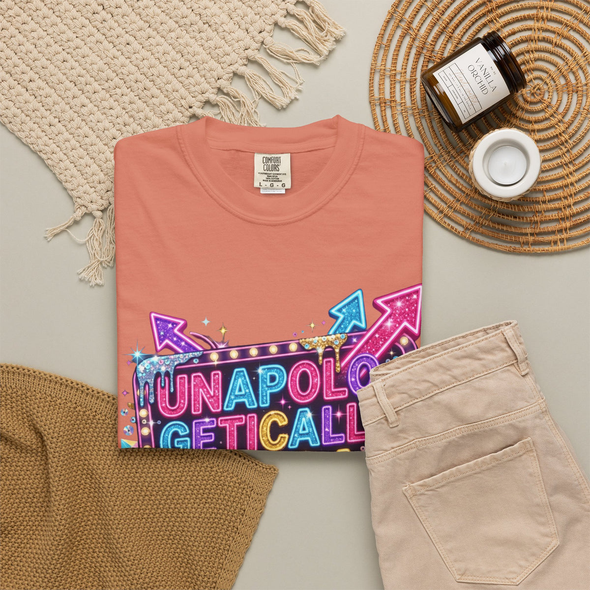 Unapoligetically Extra Unisex Garment-Dyed Tee