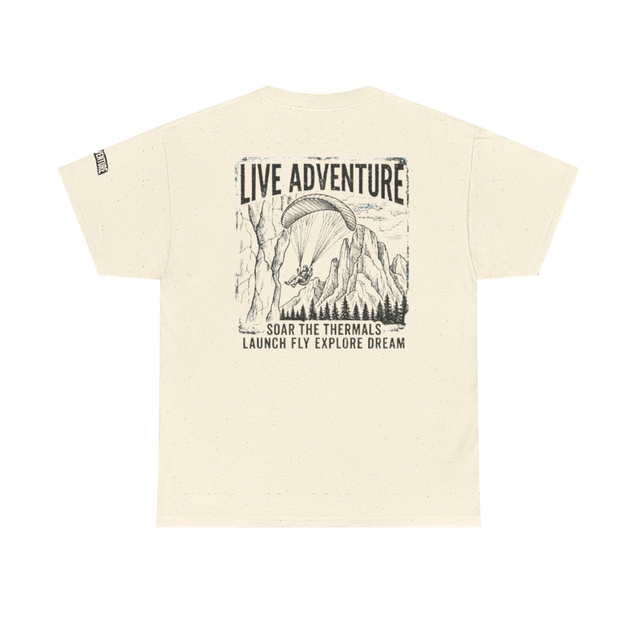 "Live Adventure - Soar the Thermals" Premium Graphic Tee
