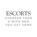 "Escorts" Sticker — Main
