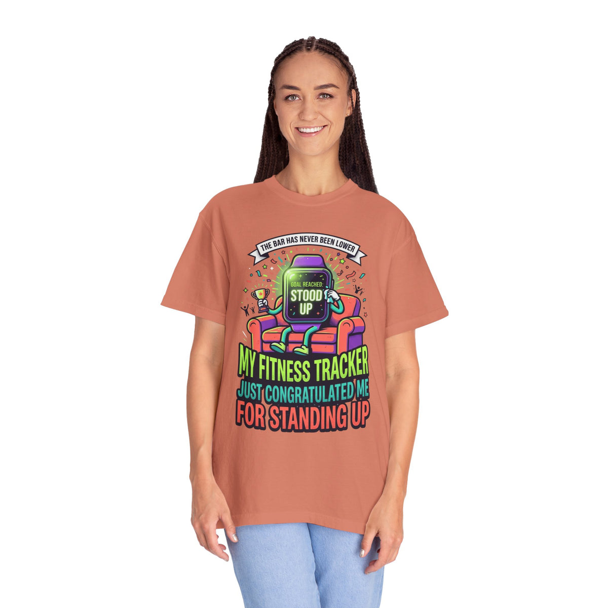 Color: Terracotta | The Bar Has Never Been Lower Unisex Garment-Dyed Tee