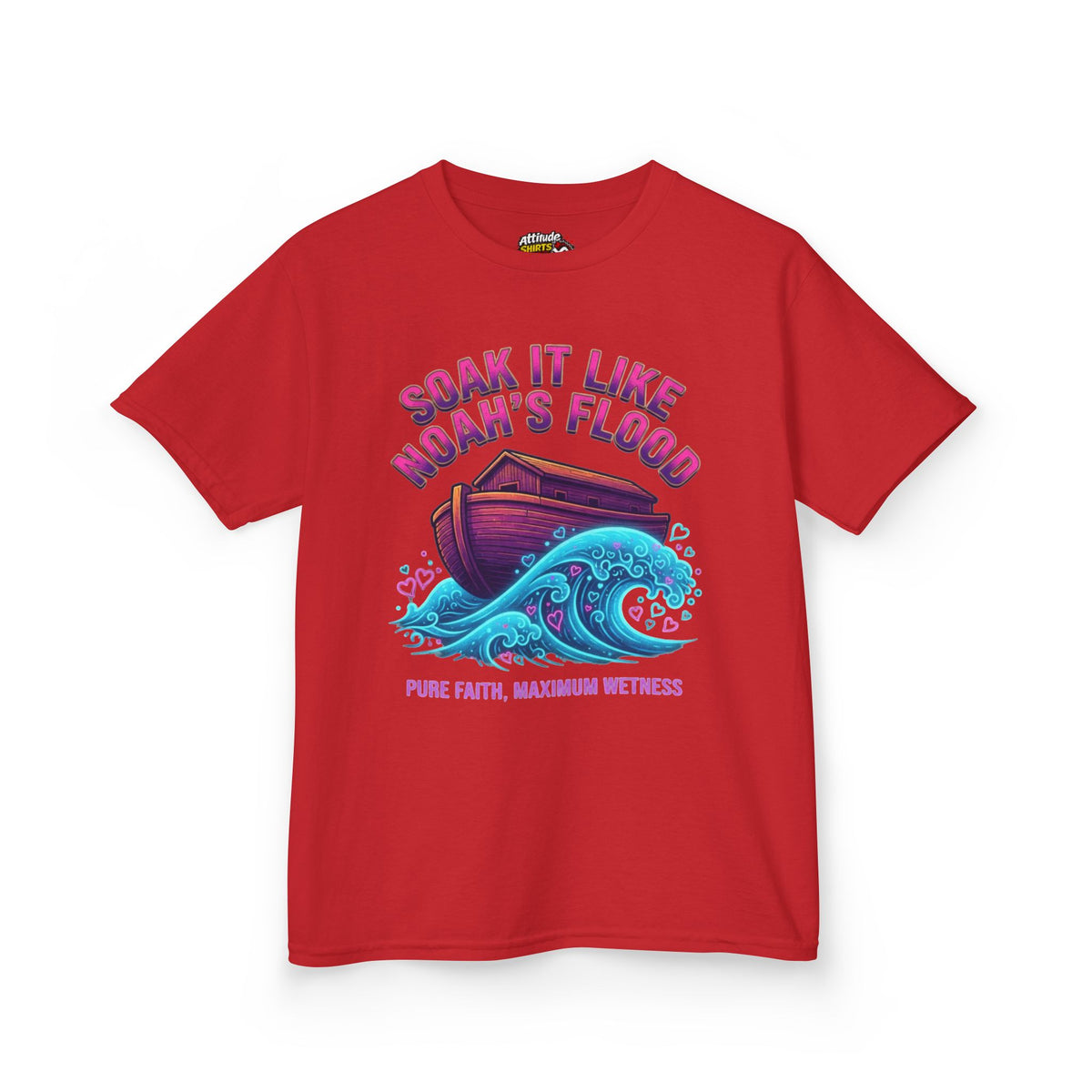 "Good Book Series Soak it Like Noah's Flood" Kids Tee