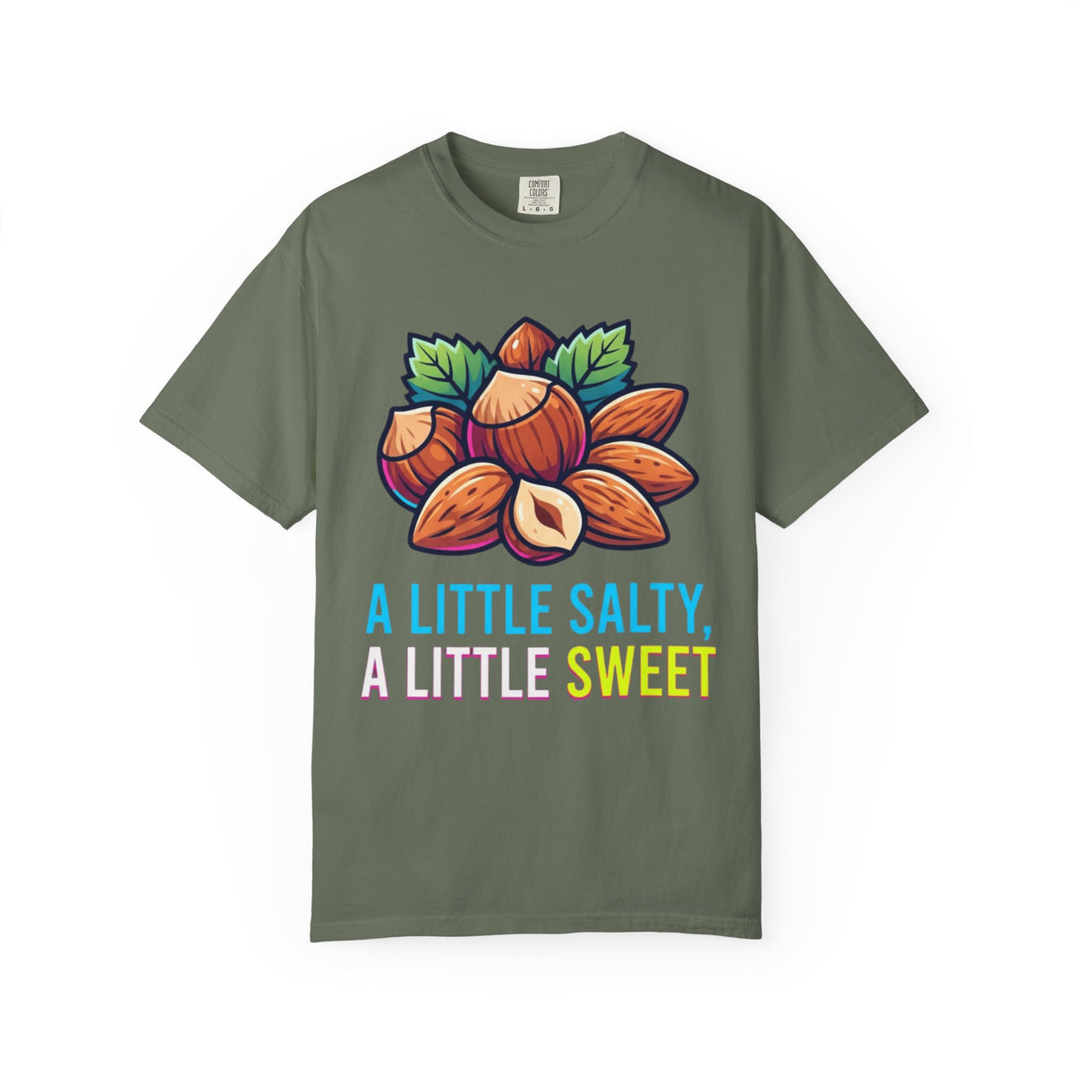 Color: Moss | A Little Salty, A Little Sweet Unisex Garment-Dyed Tee