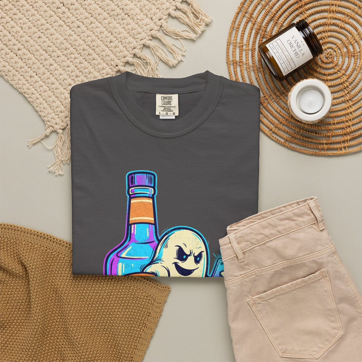 Ghosting Unisex Garment-Dyed Tee