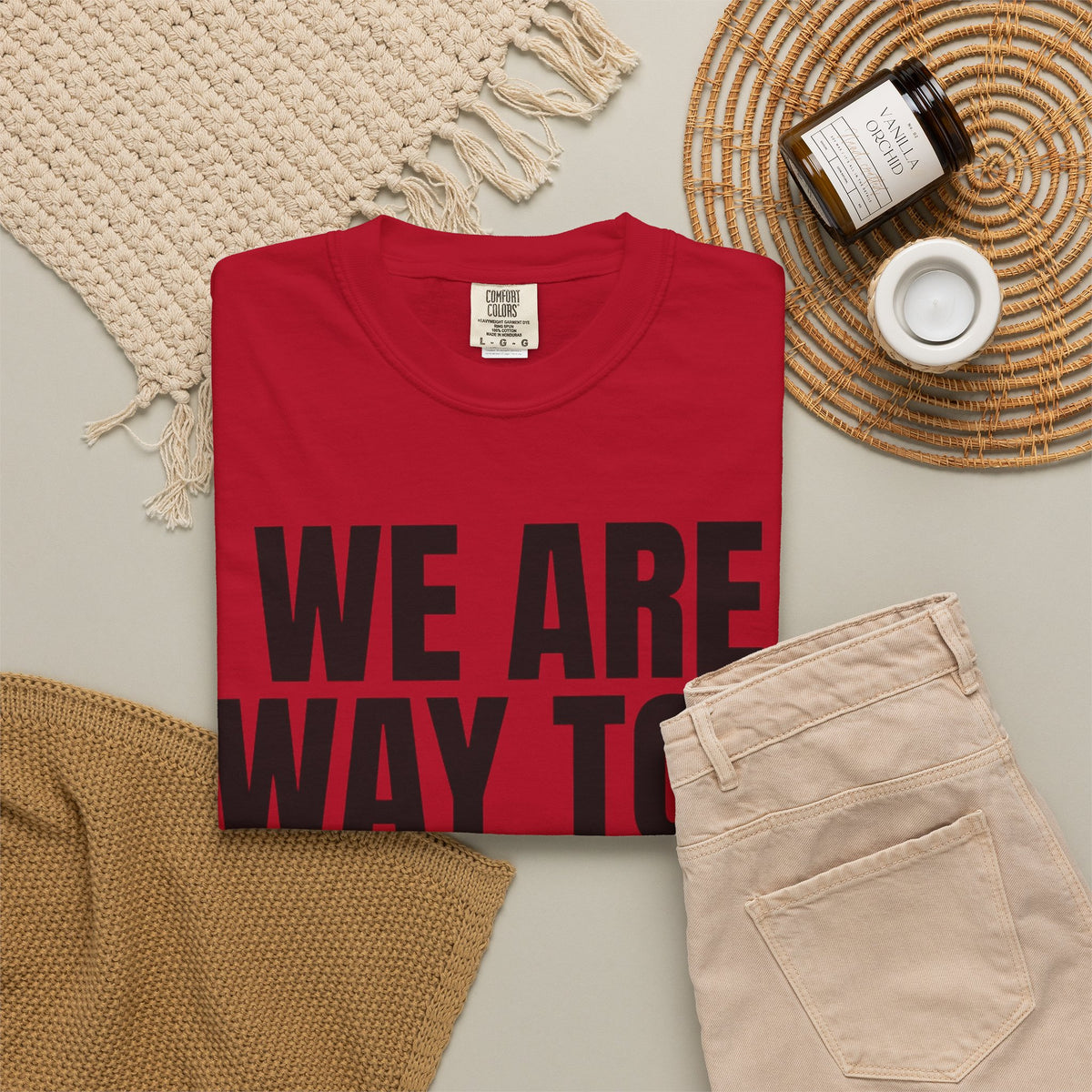 We Are Way Too Old For This Unisex Garment-Dyed Tee
