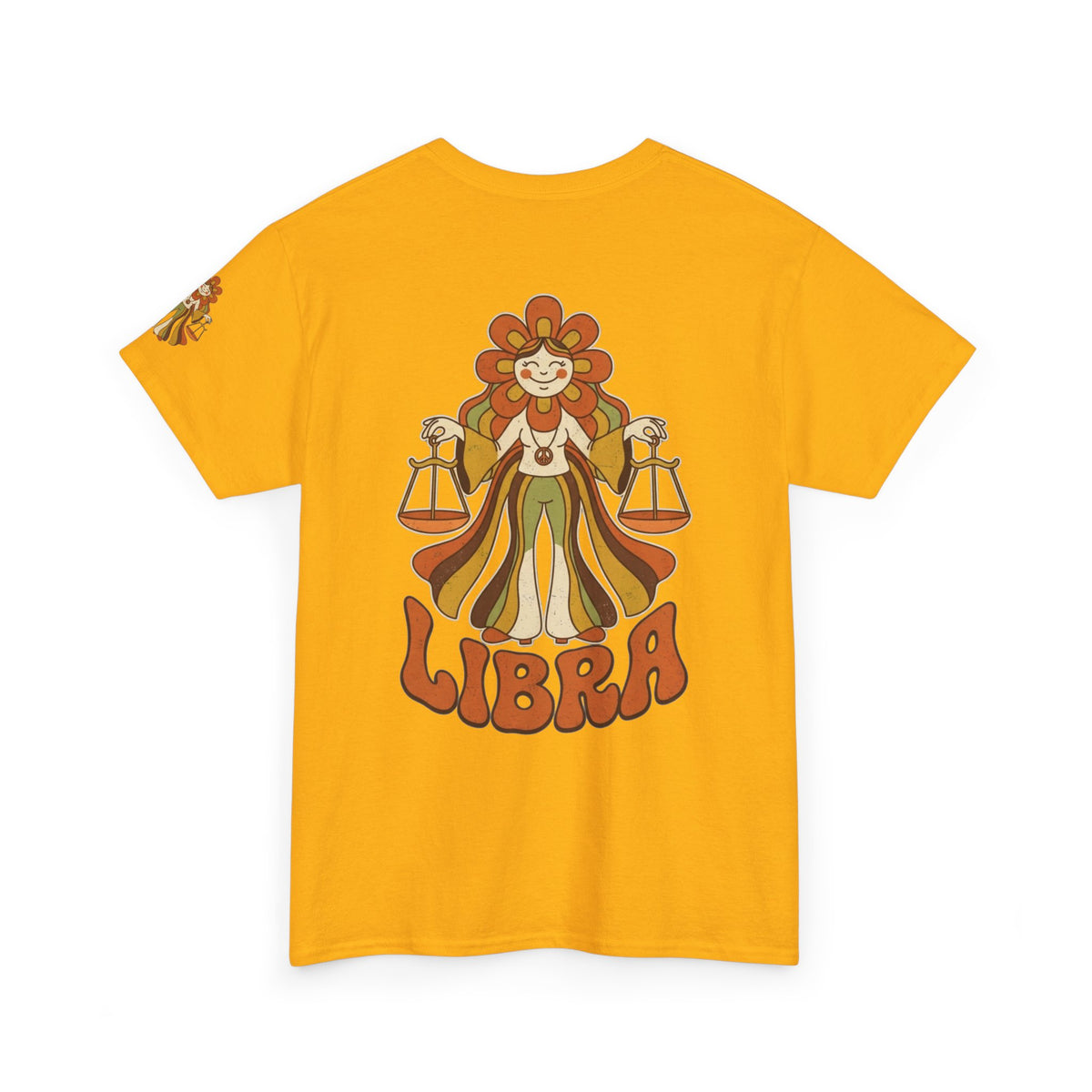 "Retro Mascot Groovy Libra" Premium Graphic Tee