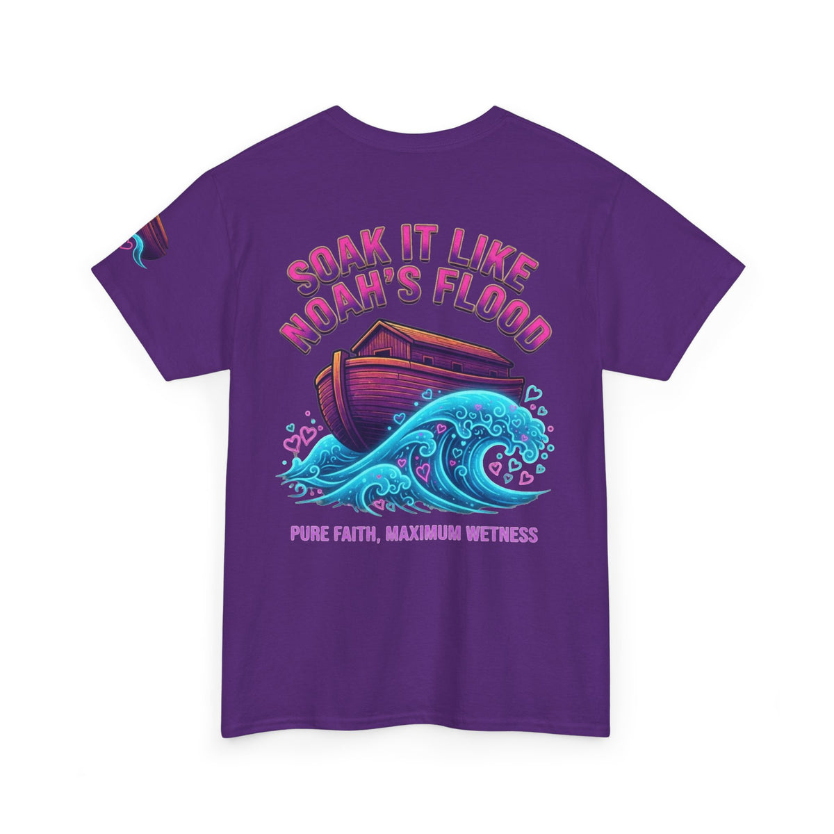 "Good Book Series Soak it Like Noah's Flood" Premium Graphic Tee