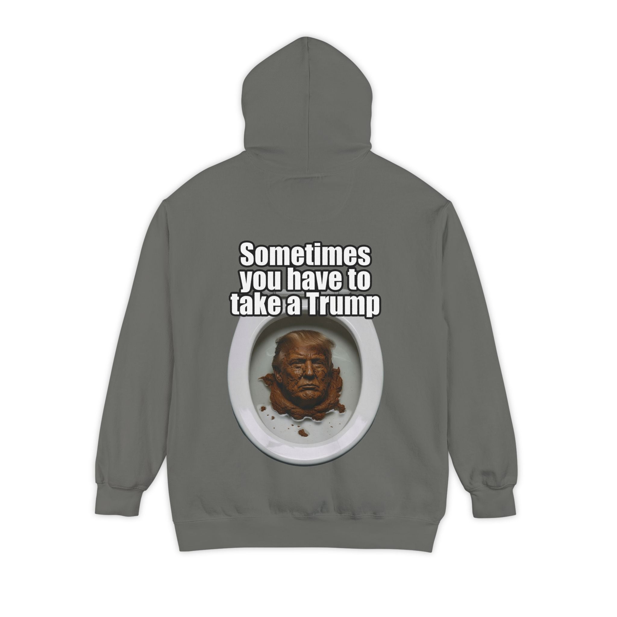"Sometimes You Have to Take A Trump" Garment-Dyed Hoodie