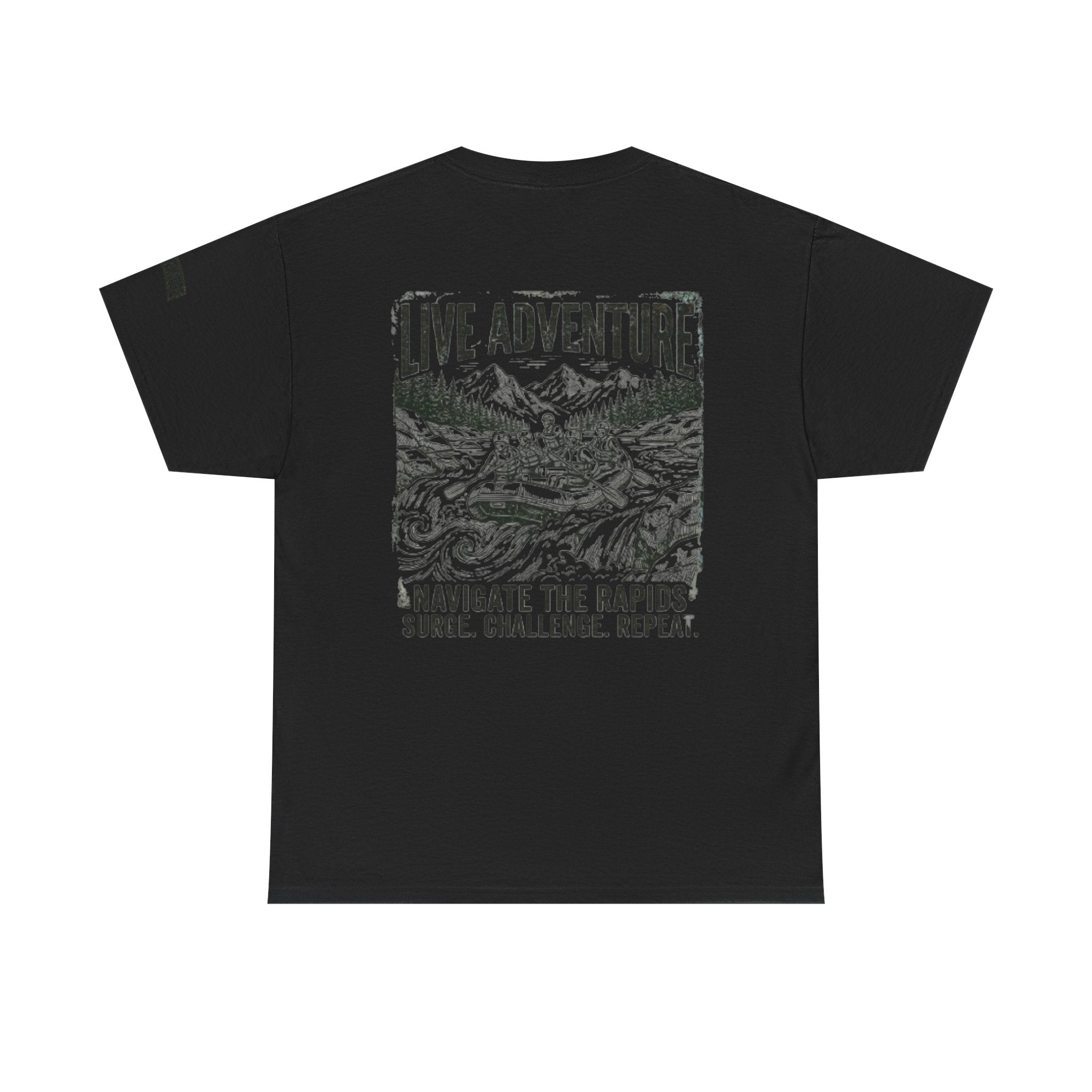 "Live Adventure - Rafting" Premium Graphic Tee