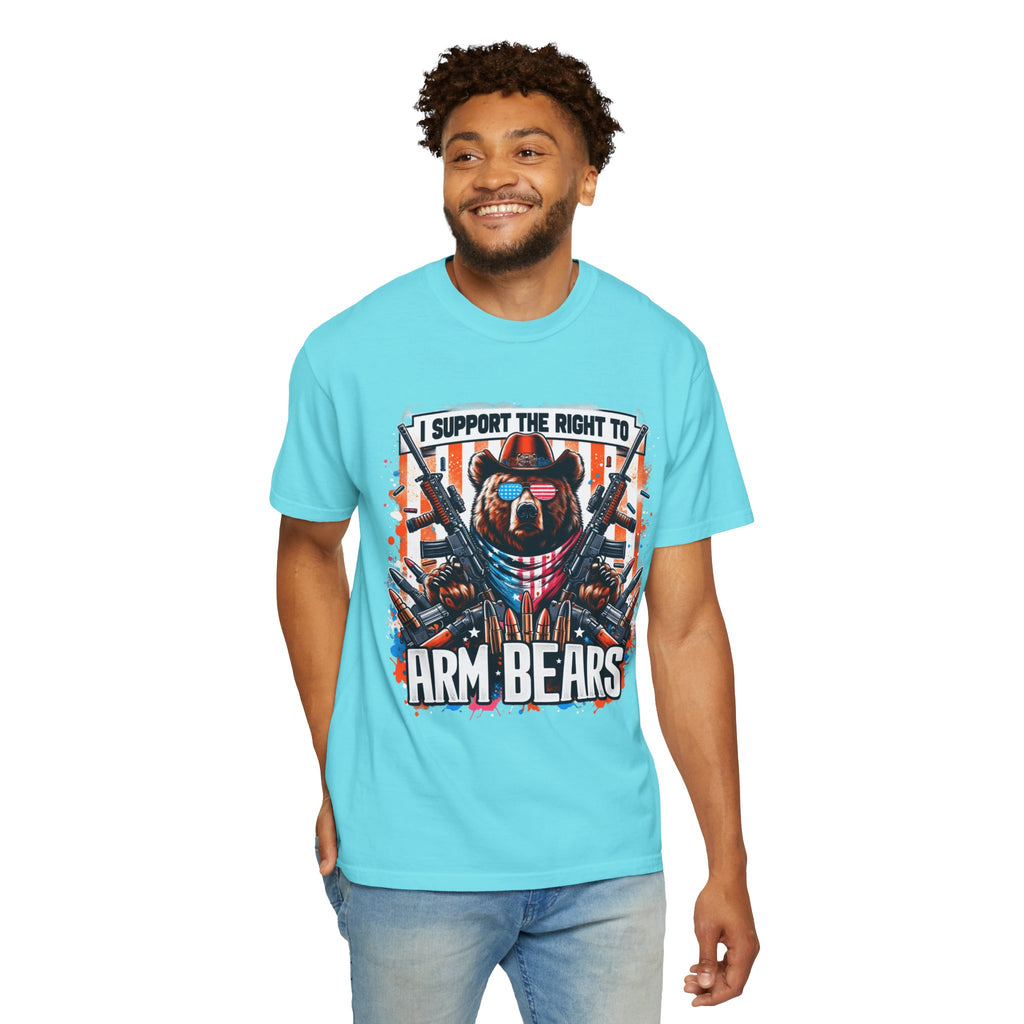 "Right to Arm Bears" Unisex Garment-Dyed T-shirt