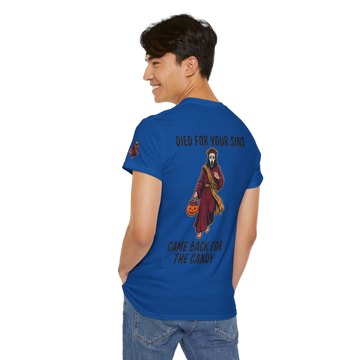 Color: Royal | Died for Your Sins, Came Back for the Candy Premium Graphic Tee