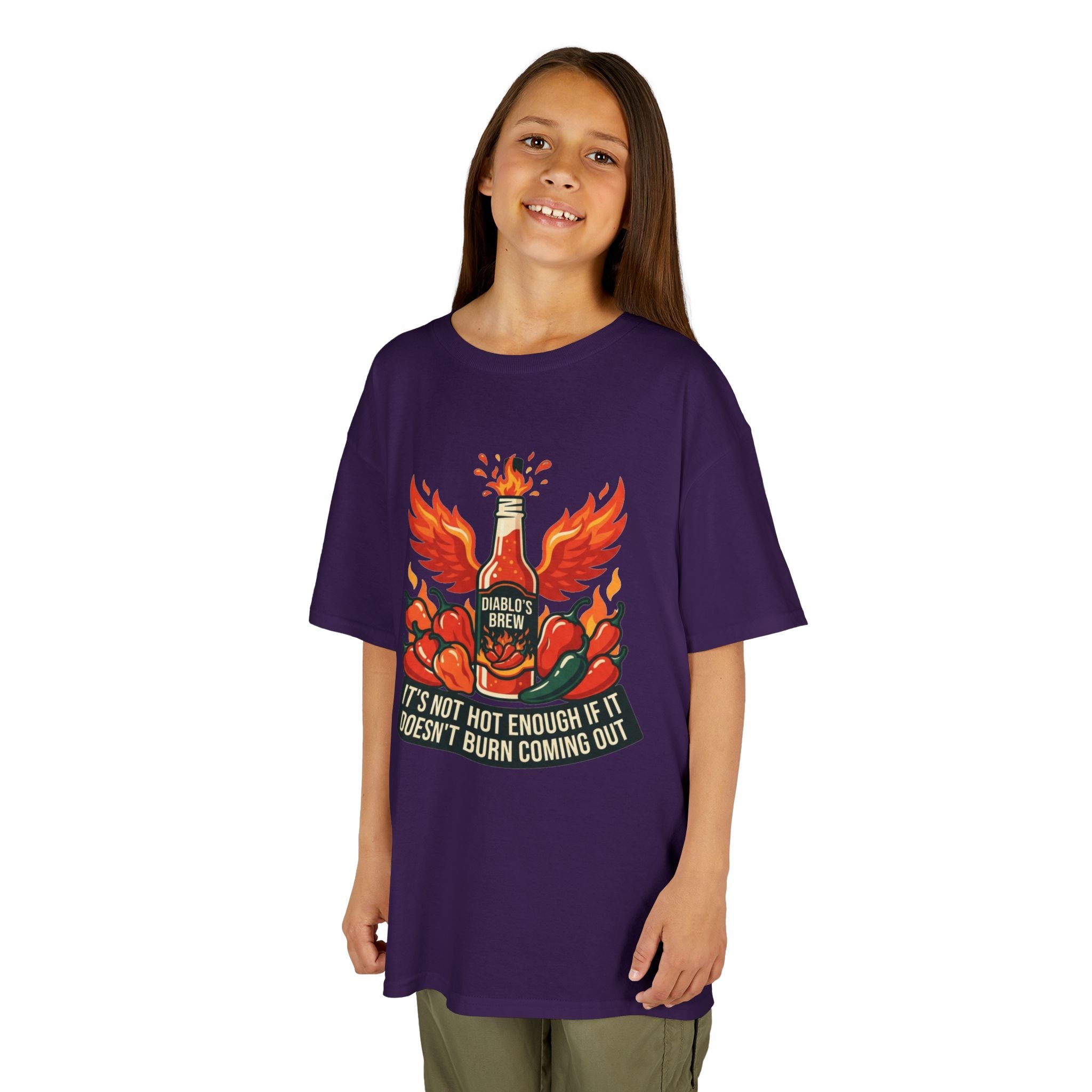 "Burns Coming Out" Kids Tee