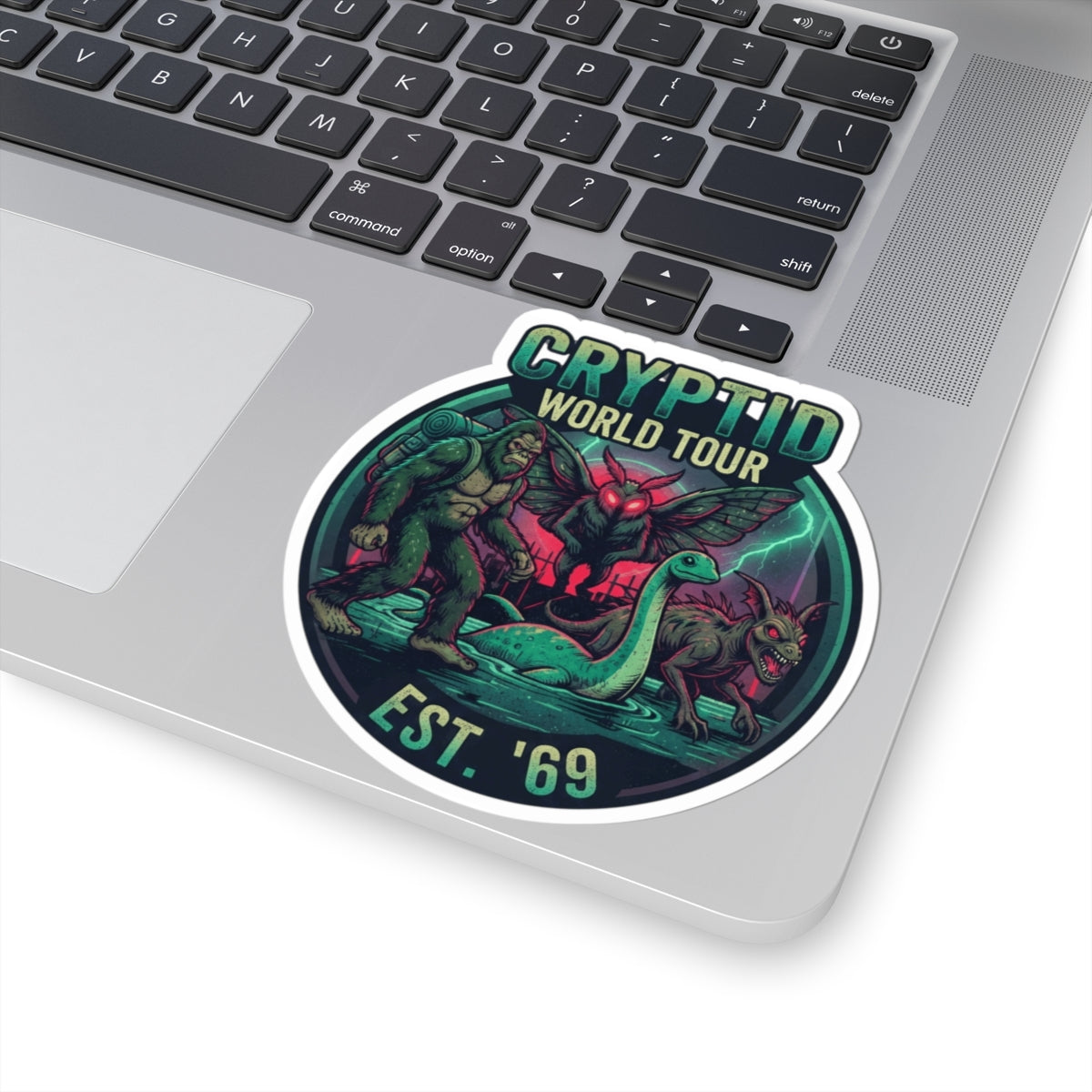"Puzizia (Global-Cryptid Mashup) Cryptid World Tour" Sticker