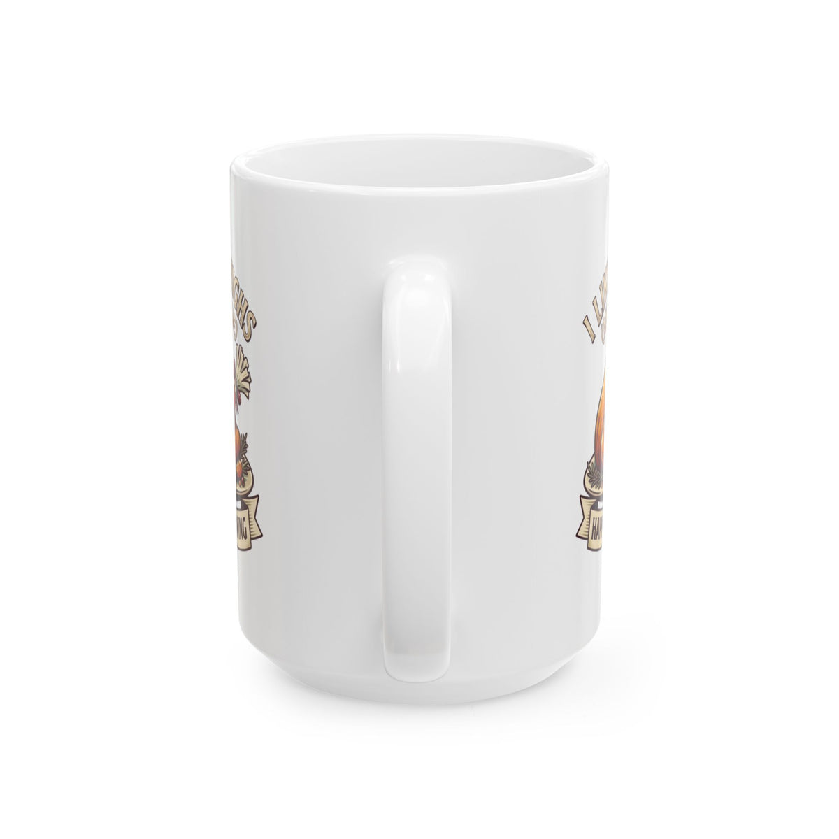 "I Like Big Thighs" White Ceramic Mug