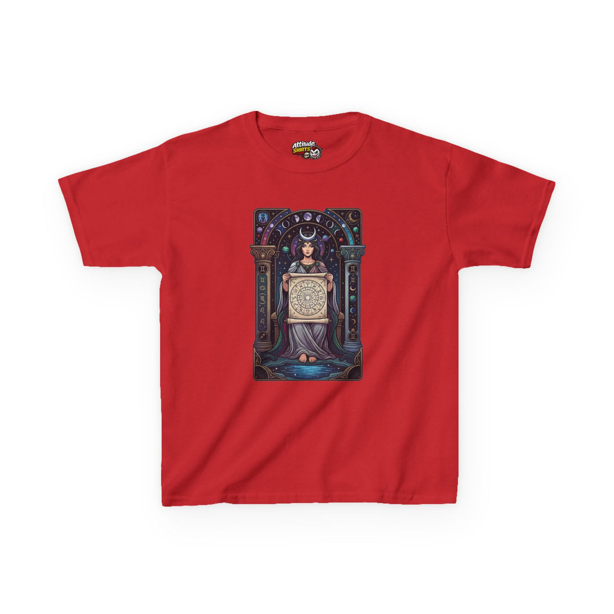 "The Cosmic Tarot (High Priestess)" Kids Tee