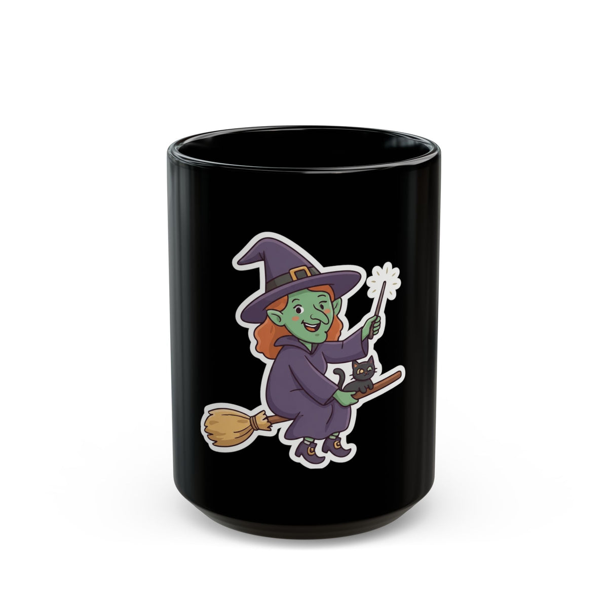 "Witch" Black Ceramic Mug