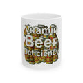 "Vitamin Beer-4" White Ceramic Mug