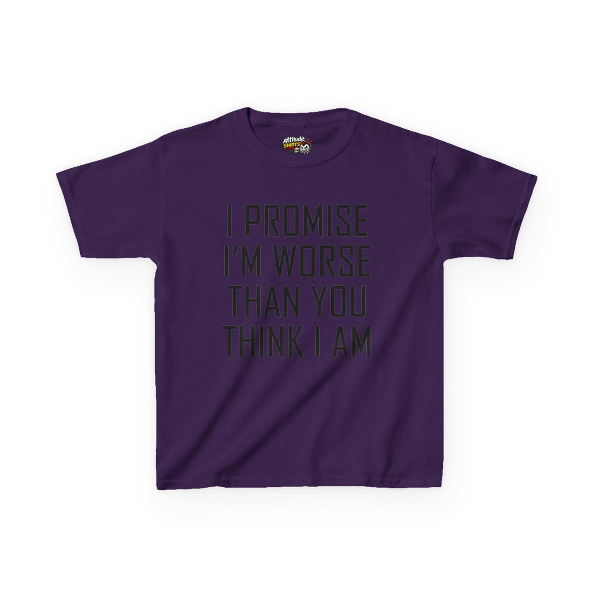 "Promise I'm Worse" Kids Tee