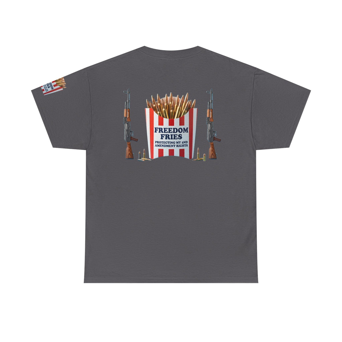 Color: Charcoal | Freedom Fries Premium Graphic Tee