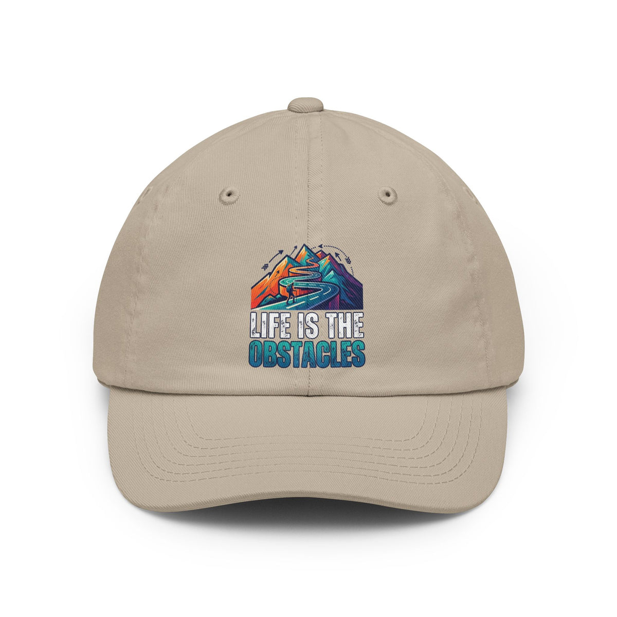 Color: Stone | Life Is The Obstacles Dad Hat