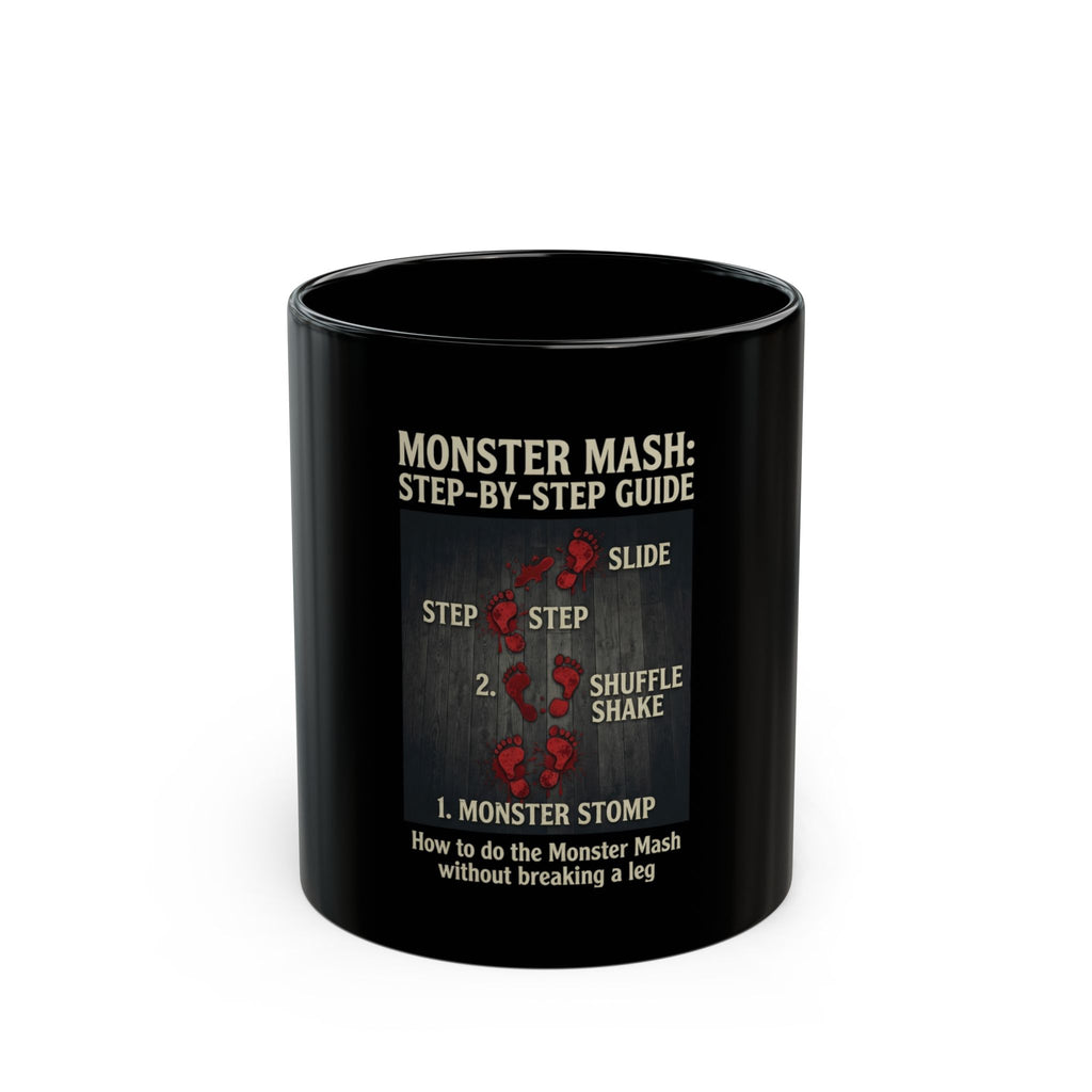 "Monster Mash" Black Ceramic Mug