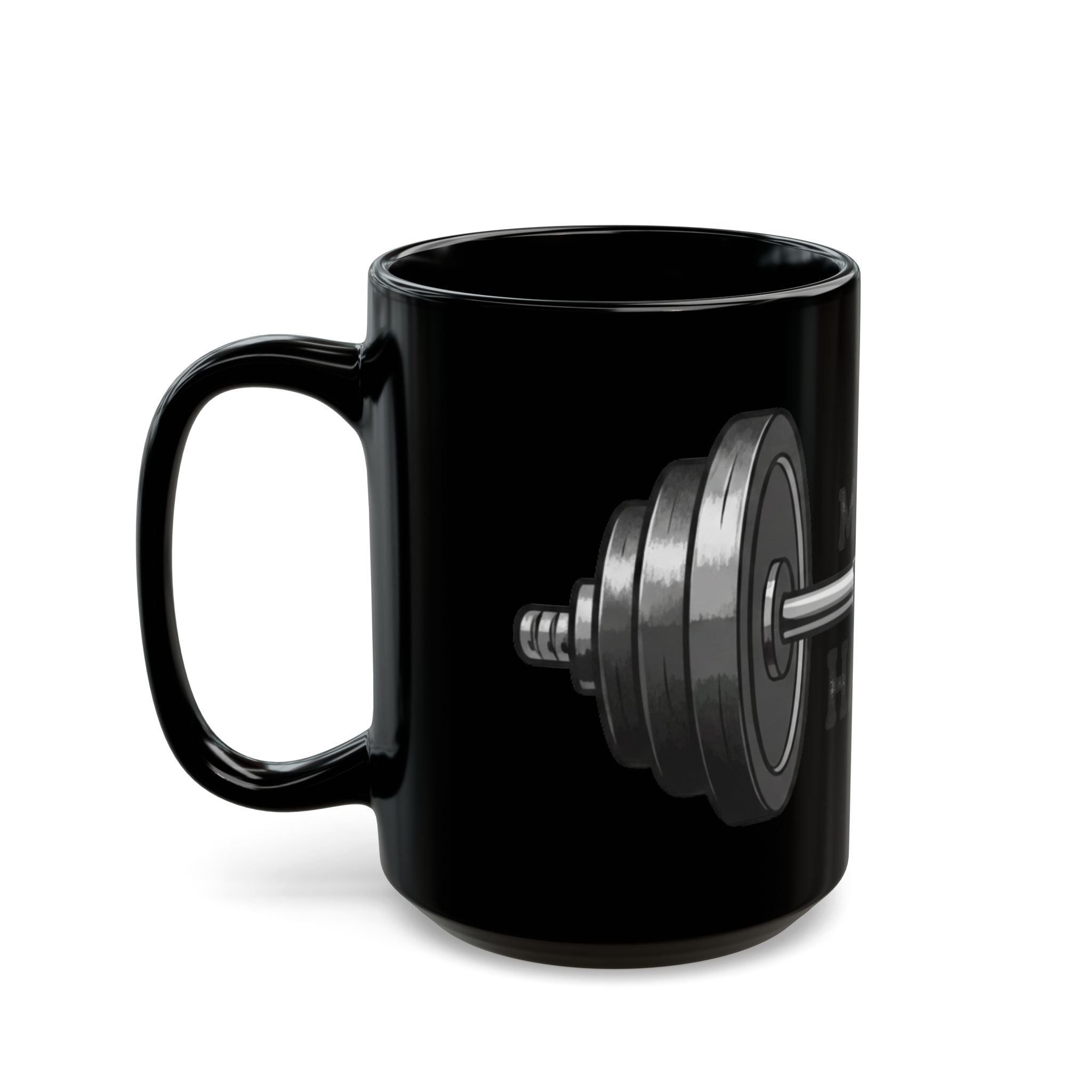 "Make Me Hard" Black Ceramic Mug