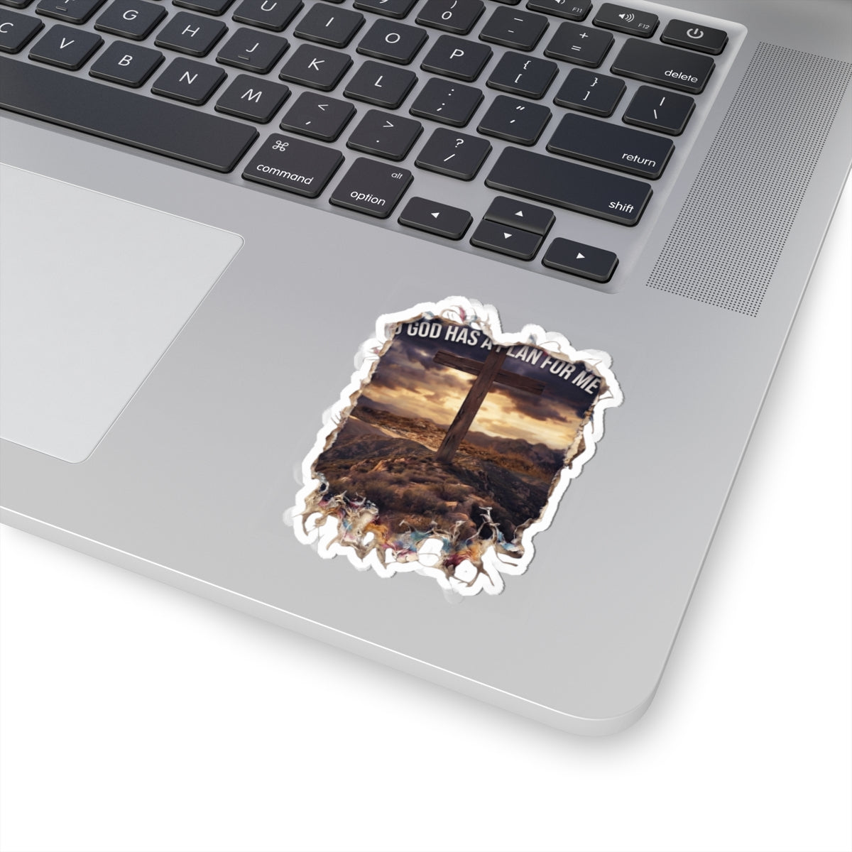 "God Has A Plan For Me" Sticker — Main