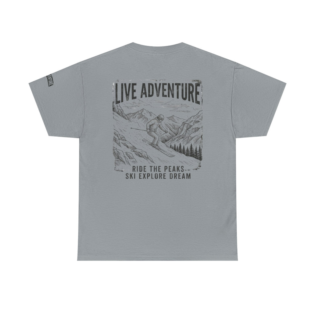 "Live Adventure - Ski" Premium Graphic Tee