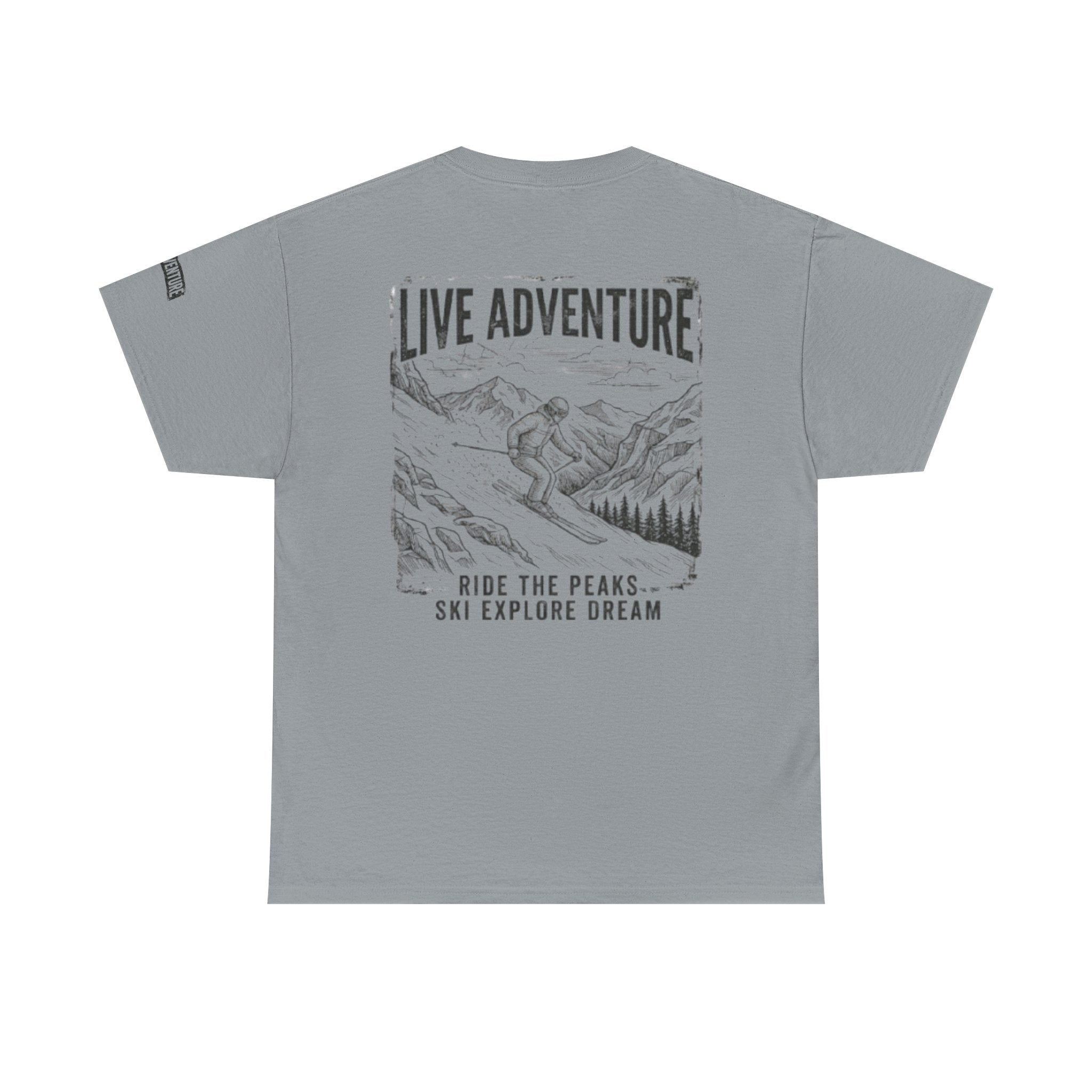"Live Adventure - Ski" Premium Graphic Tee