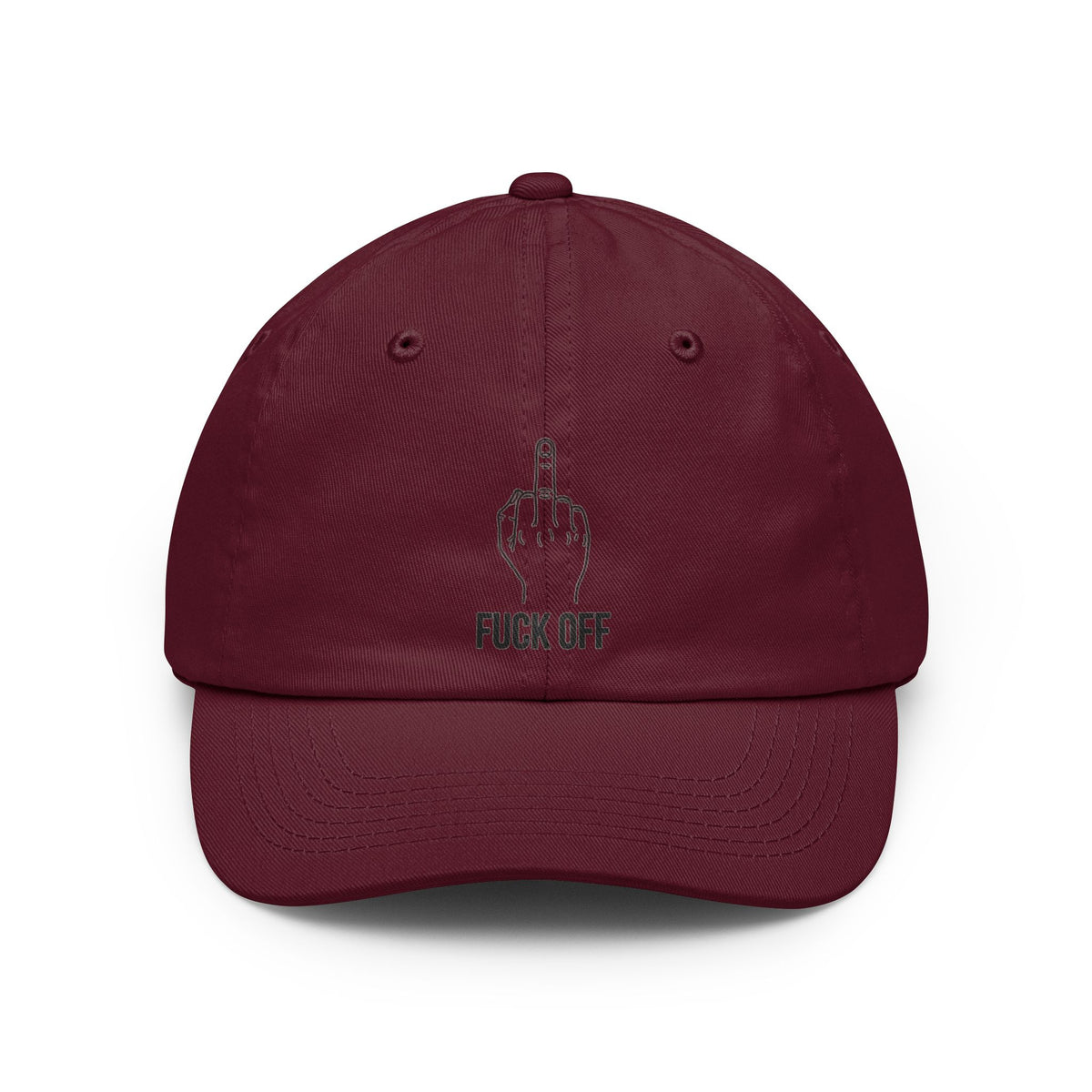 Color: Maroon | F@#% OFF Dad Hat