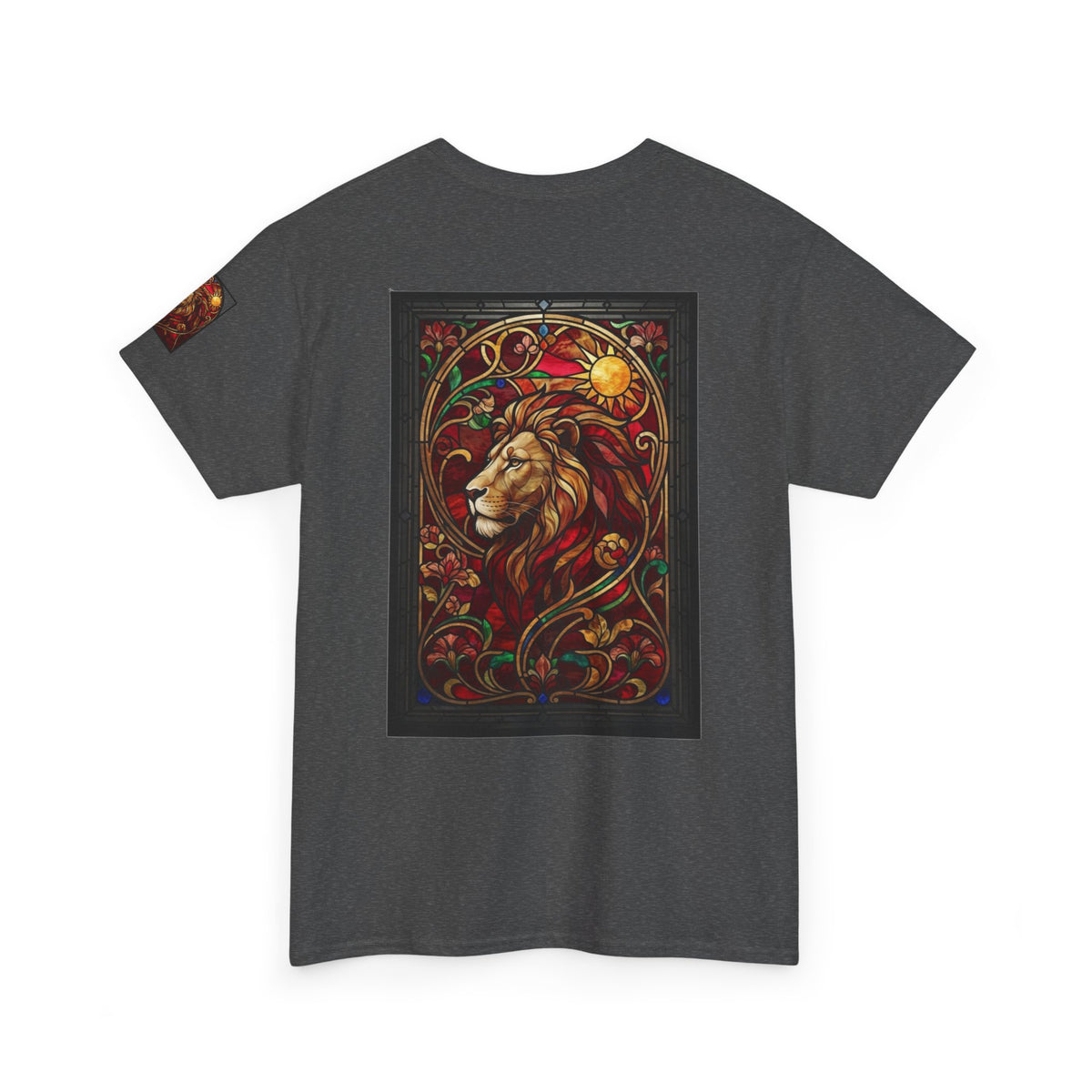 "Stained Glass Sign LEO" Premium Graphic Tee