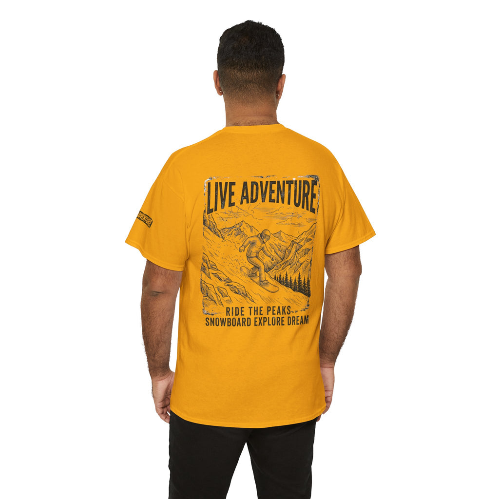 "Live Adventure - Snowboard" Premium Graphic Tee