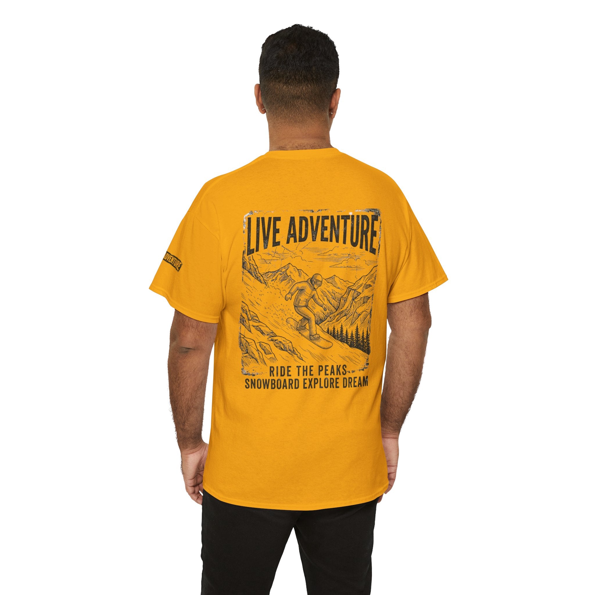 "Live Adventure - Snowboard" Premium Graphic Tee