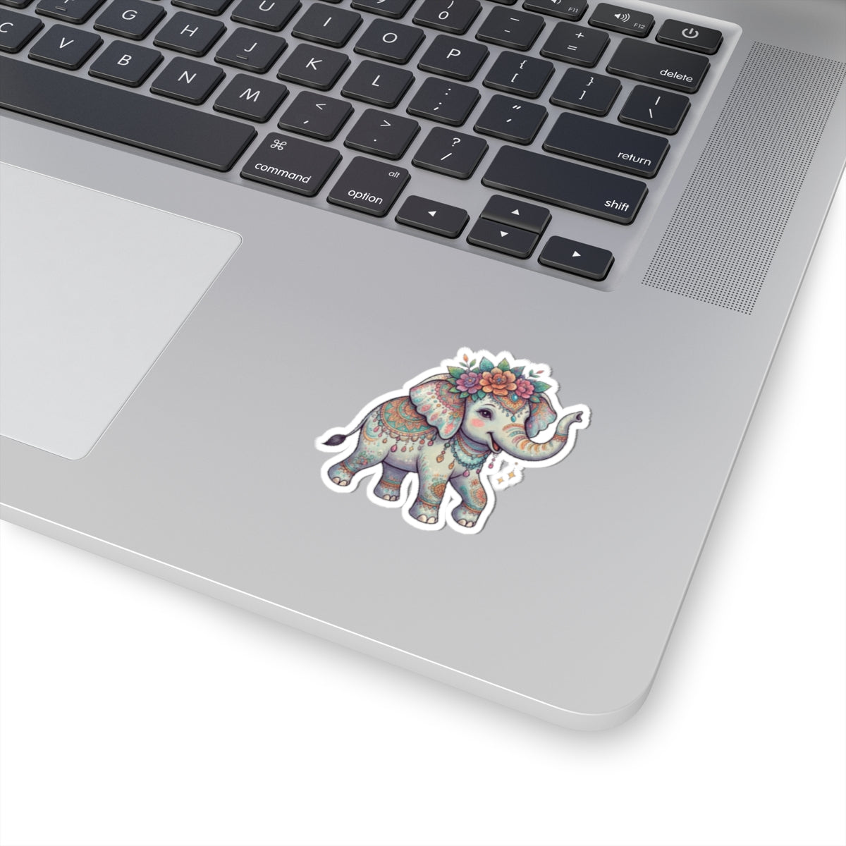 "Hippy Elephant" Sticker — Main