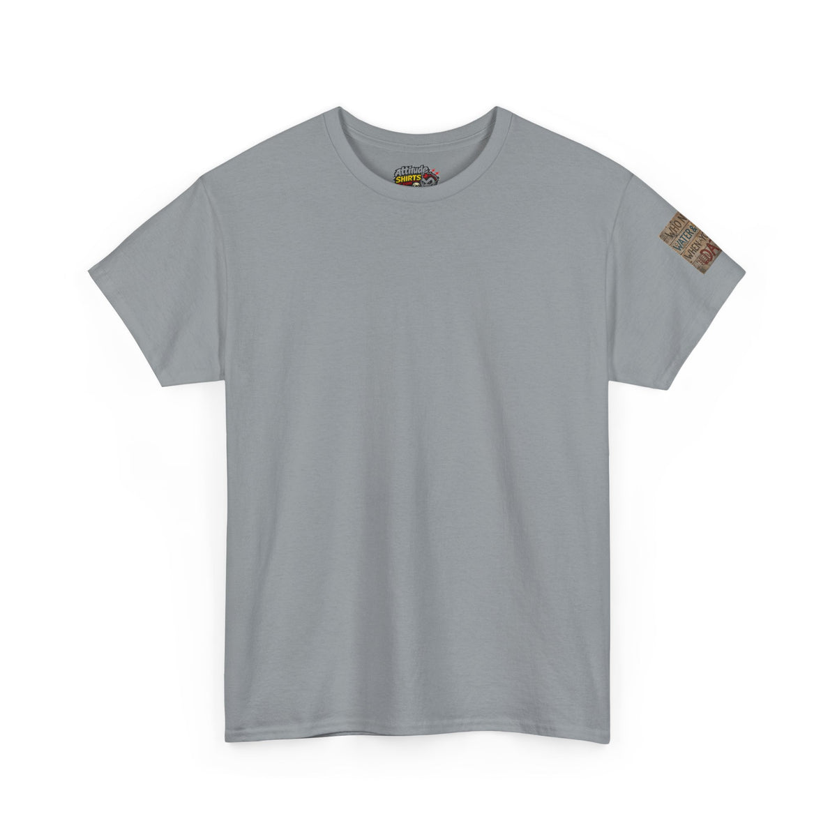 Color: Gravel | Who Needs Water and Power Premium Graphic Tee