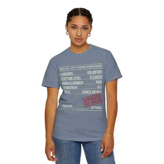 Color: Blue Jean | Approved (Not Binding) Unisex Garment-Dyed Tee