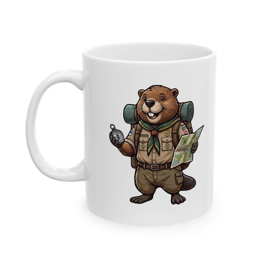 "Always Prepared" White Ceramic Mug — Graphic