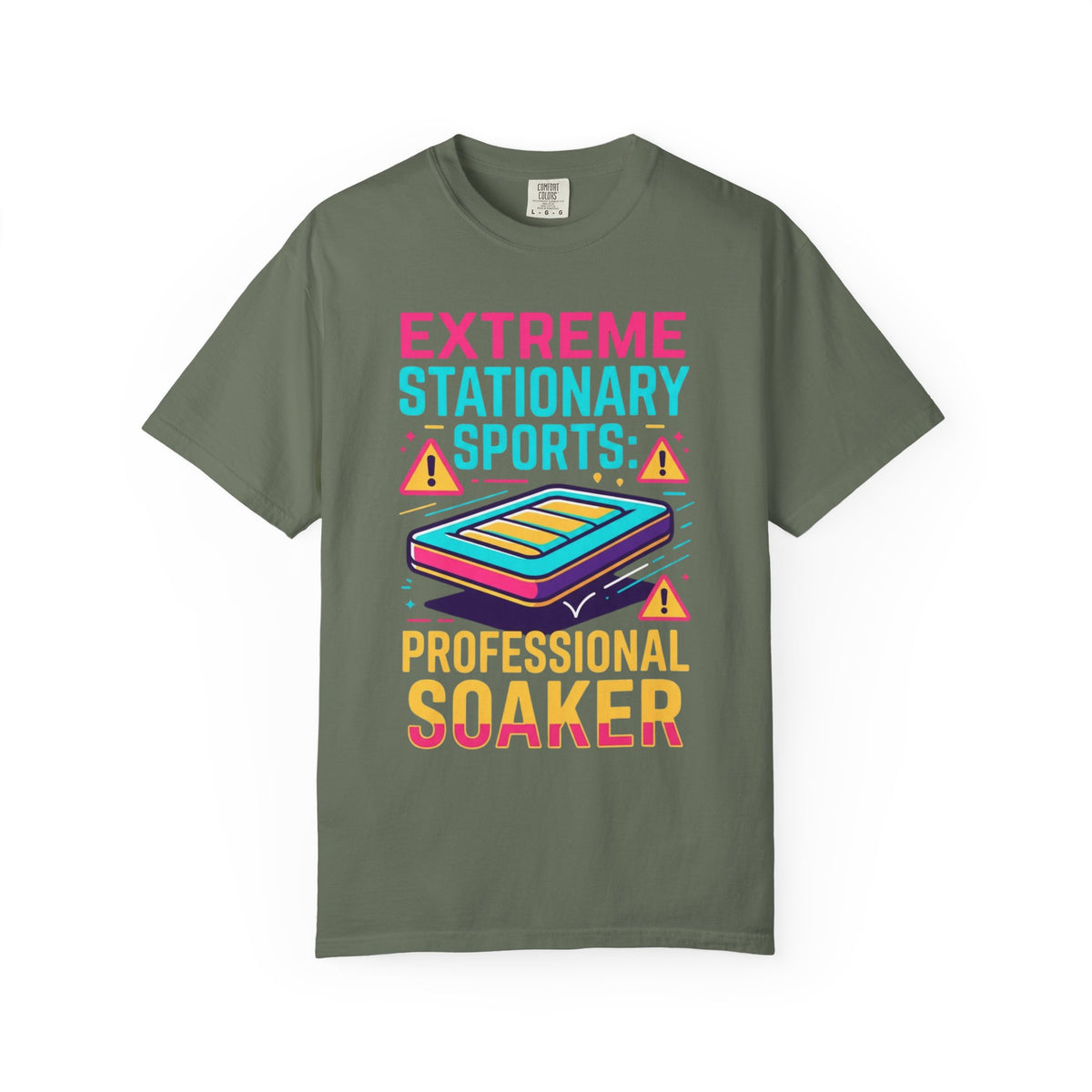 Color: Moss | Professional Soaker Unisex Garment-Dyed Tee