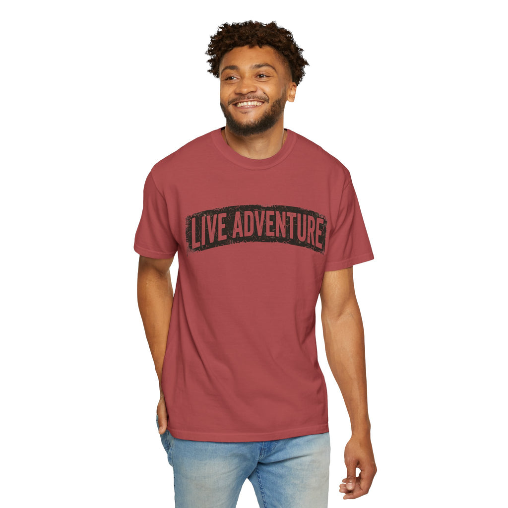 "Live Adventure" Unisex Garment-Dyed Tee