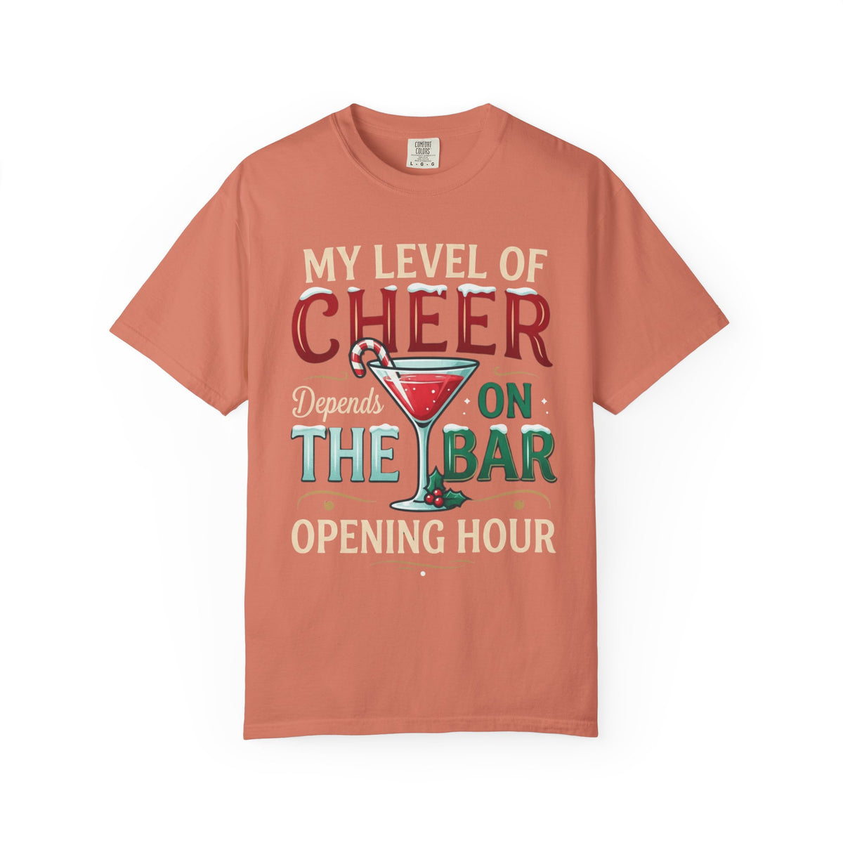 "Christmas Cheer" Unisex Garment-Dyed Tee