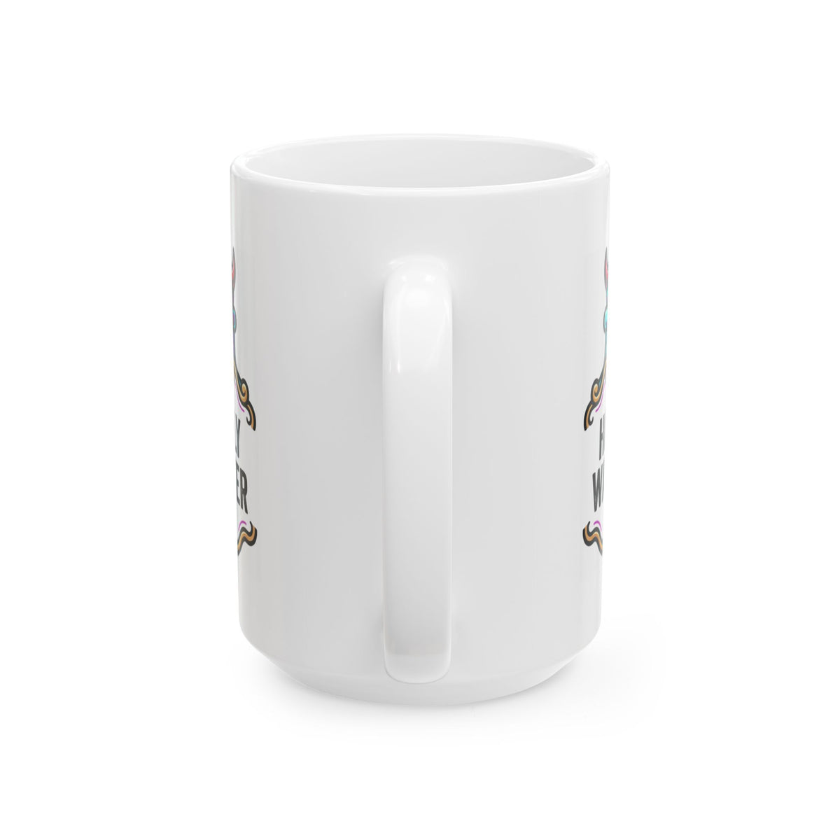 "Holy Lube" White Ceramic Mug — Graphic