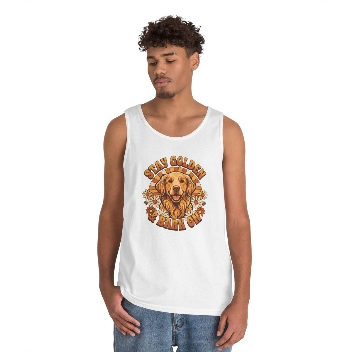 "Stay Golden & Bark On" Tank Top