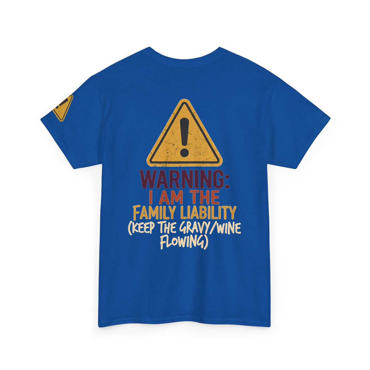 Warning I am The Family Liability Premium Graphic Tee
