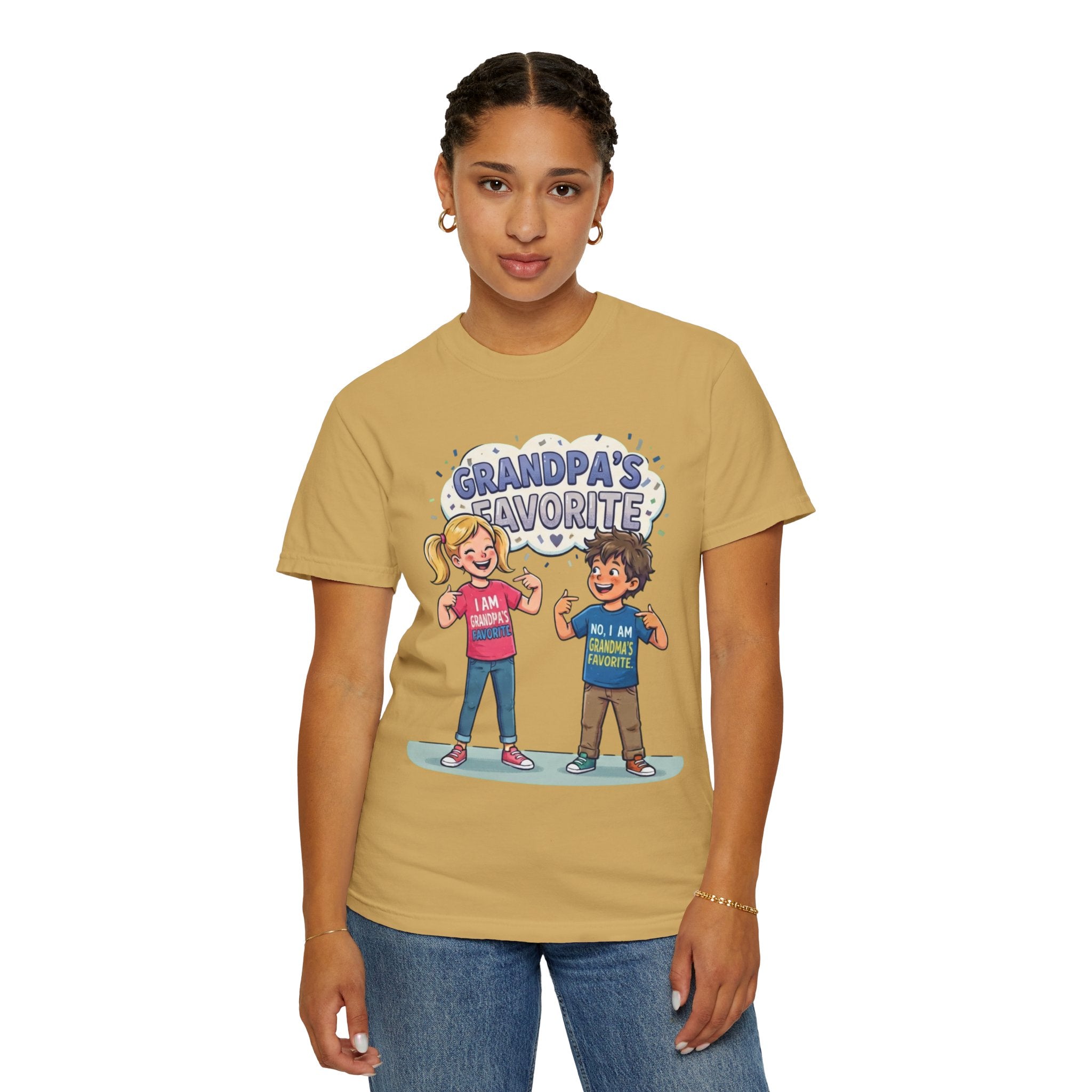 "Grandpa's Favorite" Unisex Garment-Dyed Tee