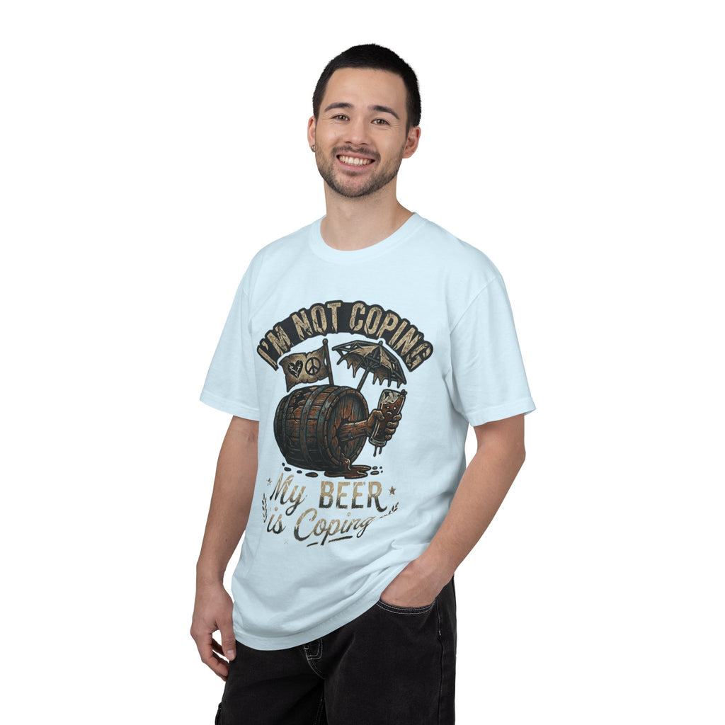 "Beer is Coping" Unisex Garment-Dyed Tee